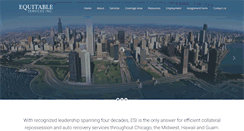 Desktop Screenshot of equitableservices.com